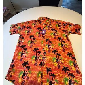 Baltimore Orioles Hawaiian Beach MLB Baseball Shirt Sz XL